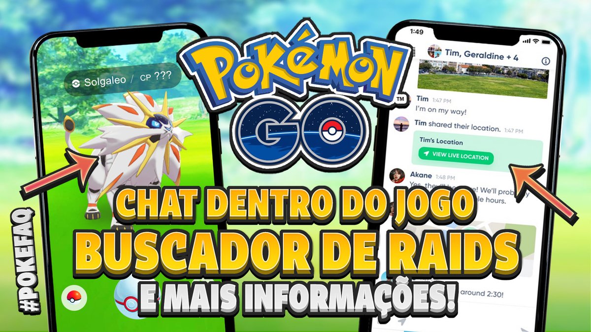 leokem's tweet photo. ❗️ No #PokeFAQ de hoje vamos falar sobre Chat e Buscador de Raids dentro do #PokemonGO, além de responder outras perguntas enviadas por vocês!
CONFIRA >> https://t.co/pqkquBZ0uH https://t.co/Q8FjE5J7EX