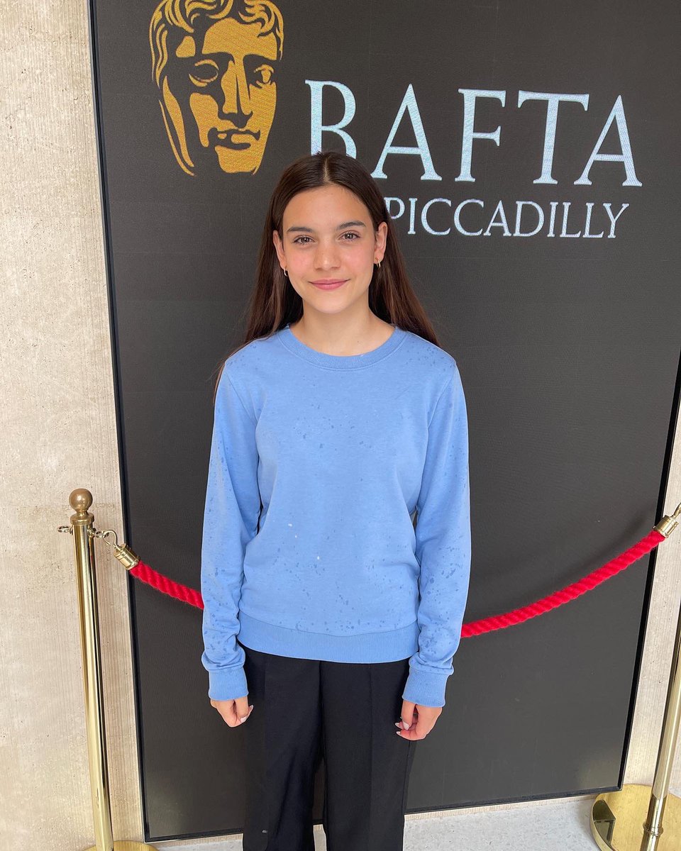 scarlett_gina's tweet photo. Spending Saturday @BAFTA! #youngpresenter #presenter #reporter https://t.co/A2nxFH0Uel