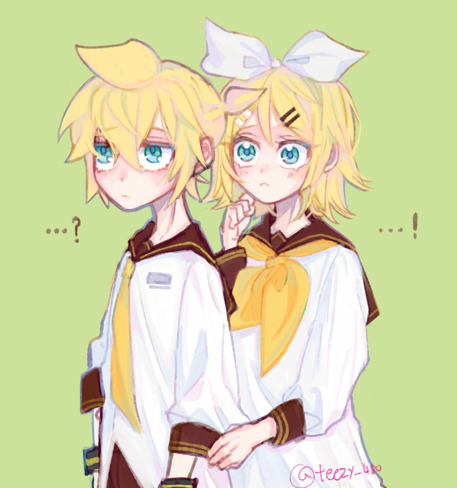 teezy480's tweet photo. #VOCALOID #鏡音レン #鏡音リン https://t.co/2FH259CWRC