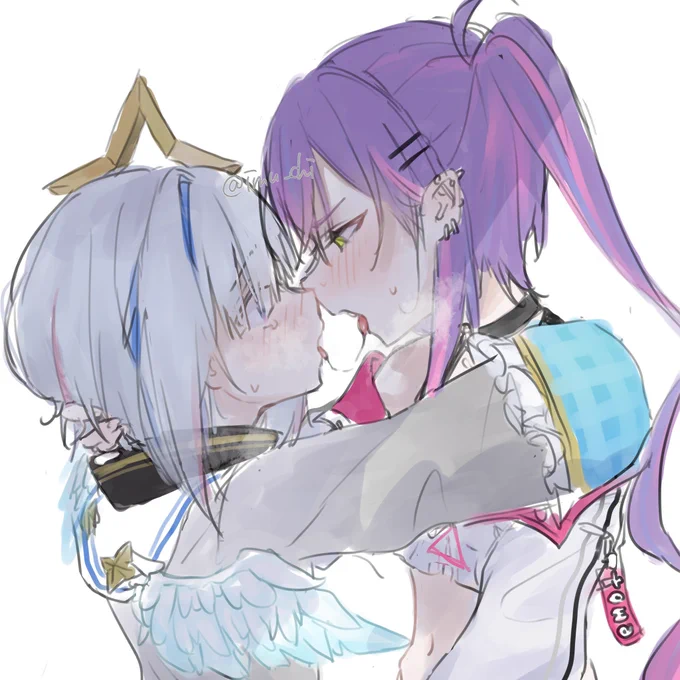 この1ヶ月くらいで個人的kntwブームきてて、割と週一くらいで描いてるけど全部絵のテイスト違うのわらう 