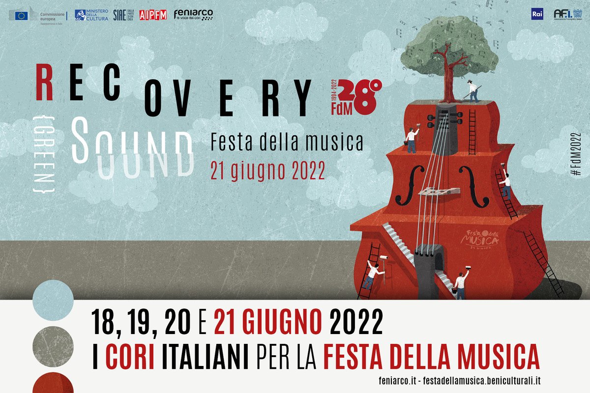 AreaNote's tweet photo. La Festa della musica (dal francese Fête de la Musique) è un evento musicale che si tiene il 21 giugno di ogni anno per celebrare il solstizio d'estate in più di 120 nazioni in tutto il mondo.

https://t.co/snfMROR3Z6 https://t.co/mNvj4JR5Cs