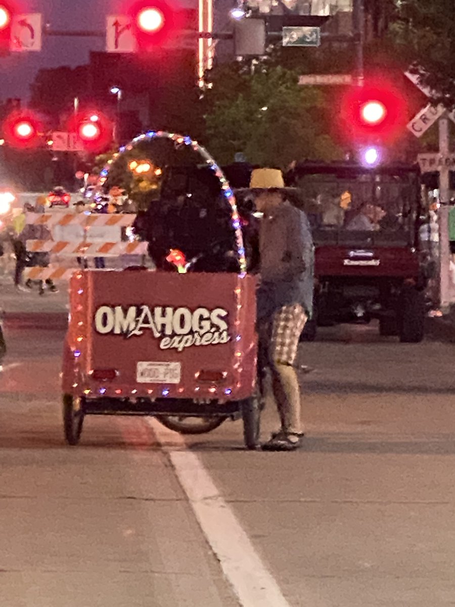 castlerp's tweet image. Free rides around the CWS Stadium area courtesy of the U of A. If you see this guy, say hi and take a ride!