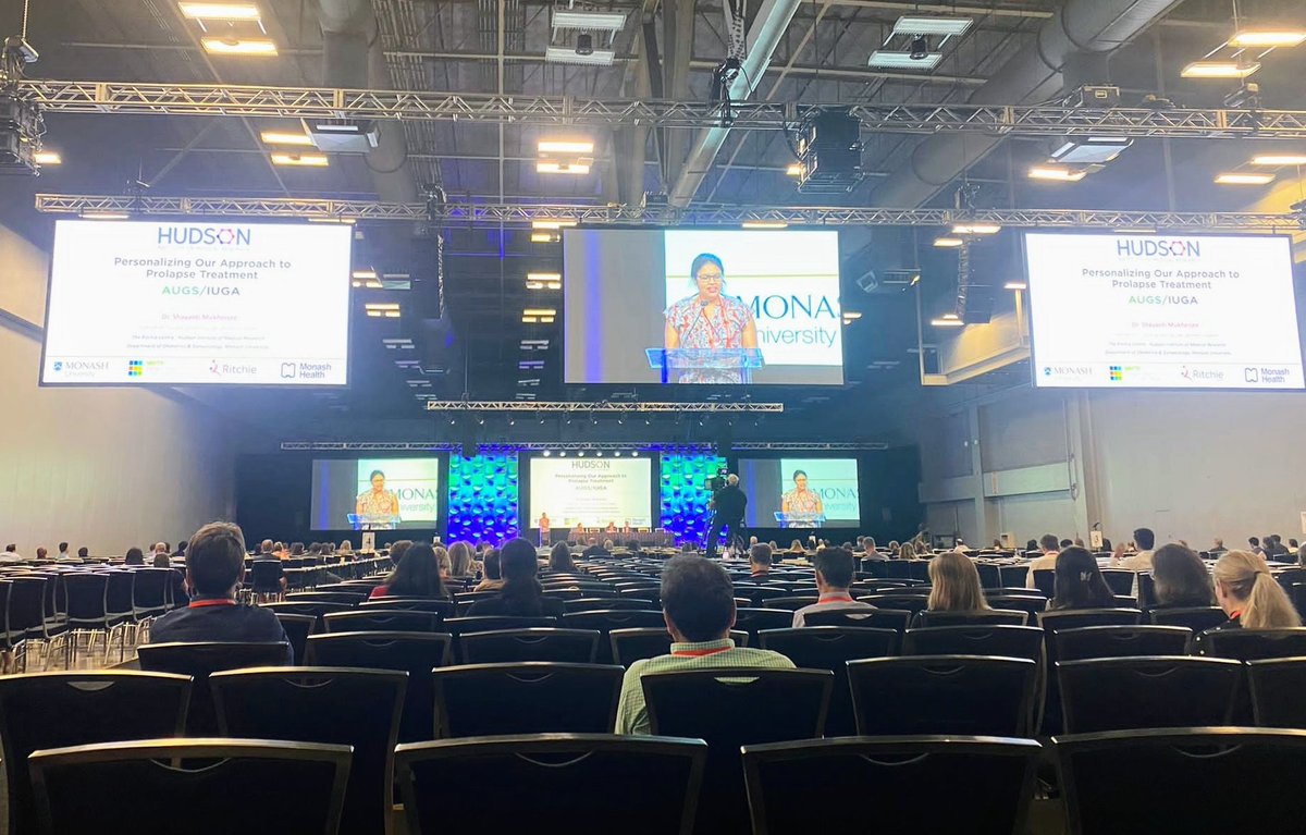 Shayanti Mukherjee (@m5shay) on Twitter photo What an absolute honour it was to present at the #AUGSIUGA22 in #Austin this year at the main stage in the personalized medicine session along with prominent clinician scientists in #urogynecology and #womenshealth.
<a href="/Hudson_Research/">Hudson Institute of Medical Research</a> <a href="/RitchieCentre/">The Ritchie Centre</a> #WomenInSTEM <a href="/iugaoffice/">International Urogynecological Association (IUGA)</a> What an absolute honour it was to present at the #AUGSIUGA22 in #Austin this year at the main stage in the personalized medicine session along with prominent clinician scientists in #urogynecology and #womenshealth.
<a href="/Hudson_Research/">Hudson Institute of Medical Research</a> <a href="/RitchieCentre/">The Ritchie Centre</a> #WomenInSTEM <a href="/iugaoffice/">International Urogynecological Association (IUGA)</a>