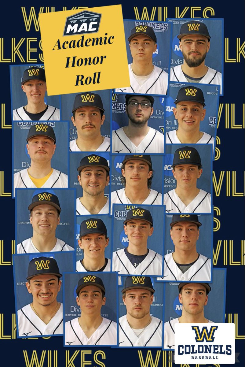 These Colonels not only got it done on the diamond but also in the classroom. Congrats!