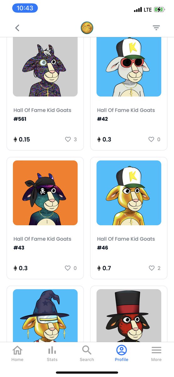 6 <a href="/goatlodge/">Hall of Fame Goat Lodge</a> Kids listed at .04 then they double every second sale after that!
Great chance to get the rare collab from <a href="/_migwashere/">mig</a> and the <a href="/pudgypenguins/">Pudgy Penguins</a>