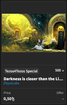 I love these so much! 🔥 Go check their pieces and also my pinned tweet, please. 💜
<a href="/ai3_art/">ai3 art</a> <a href="/kuradobereva/">Kuradobereva/ofx2</a> <a href="/ebysslabs/">Ebysslabs</a> #tezos  #tezosartweek #CleanNFT