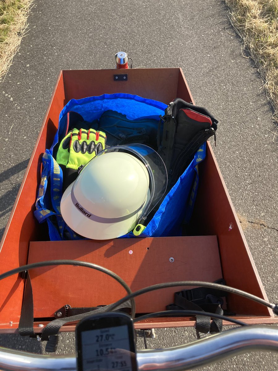Auch zum Feuerwehrlehrgang kann man locker mit dem Fahrrad fahren
