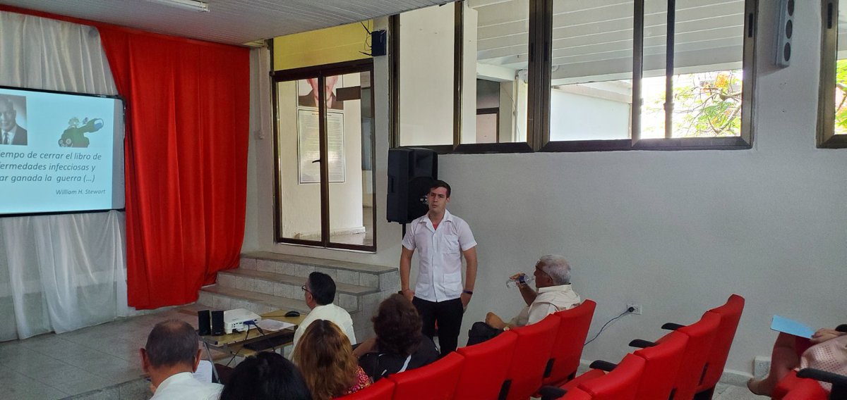 DPSCfgos's tweet photo. Concurso Premio Anual de Salud 2022 #cienfuegos, el estudiante Rodolfo Javier Rivero presenta su trabajo investigativo: Resistencia Antimicrobiana en Unidades de Cuidados Intensivos.
@YagenPomares @LivanRojas4 @japortalmiranda @HPUPaquitoGzle1 https://t.co/7H1ztKlseo