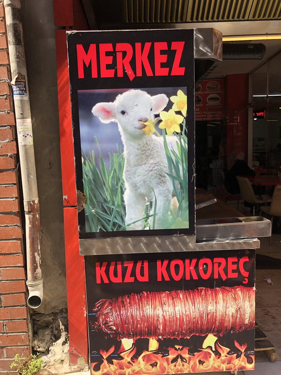 Abi hayır kuzu kokoreç tezgahına bu fotoğrafı koyamazsınız