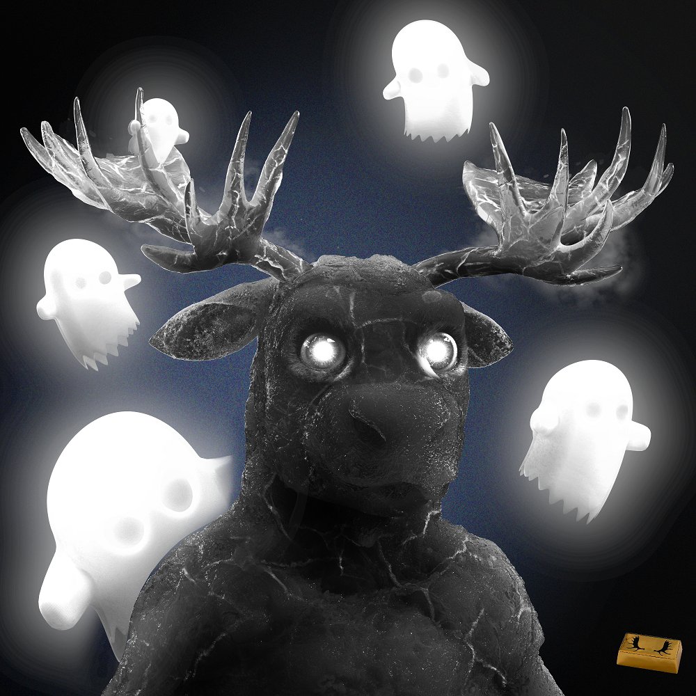 xmoosenft's tweet photo. 🔥 This ghastly moose is coming to an OpenSea sale near you!

A portion of the sale will go to WWF🐼 Adopt-A-Moose program🦌

➡️https://t.co/4A3uyFKVN3

#nft #investing #wwf #NFTNYC2022 #poker #LasVegas #goblintownwtf #otherdeed #bayc #Azuki #Karafuru #fortheculture #TheSandbox https://t.co/6B3Vf8g0m2