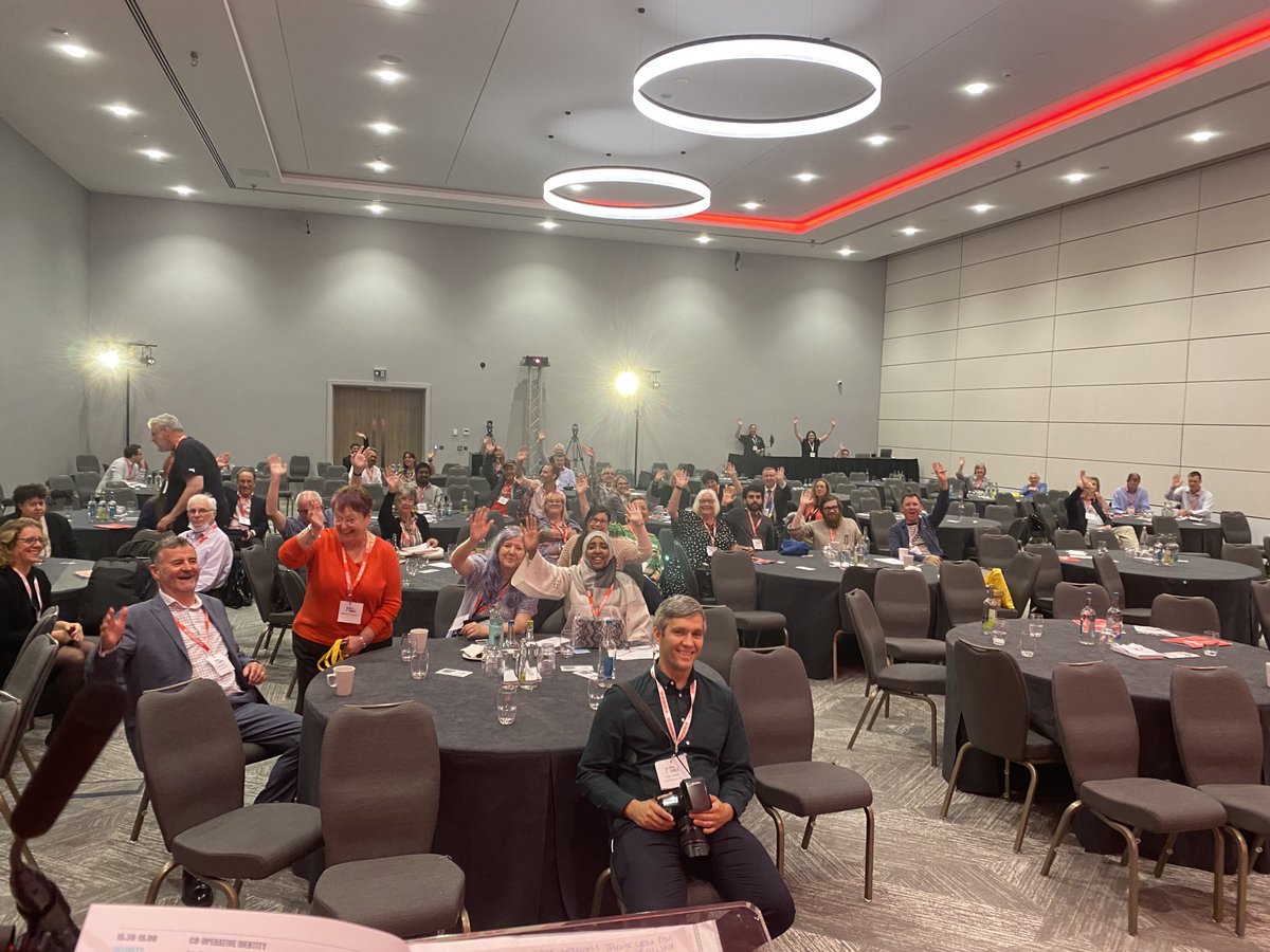 Rose Marley (@rosemarley1) on Twitter photo The diehard! <a href="/CooperativesUK/">Co-operatives UK</a> #coopcongress final session, on a Saturday and so many cooperators still here, still doing deals, still taking action! Respect ✊ The diehard! <a href="/CooperativesUK/">Co-operatives UK</a> #coopcongress final session, on a Saturday and so many cooperators still here, still doing deals, still taking action! Respect ✊