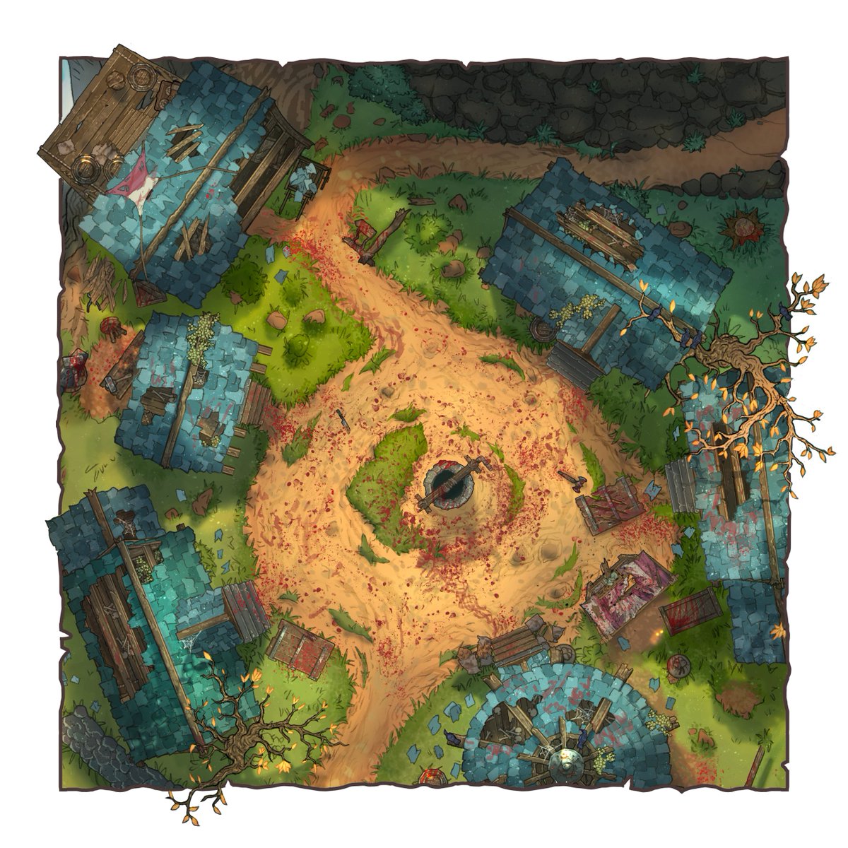 MapHatchery's tweet image. Uhh.... what happened here...?

#battlemaps #ttrpg #dnd5e