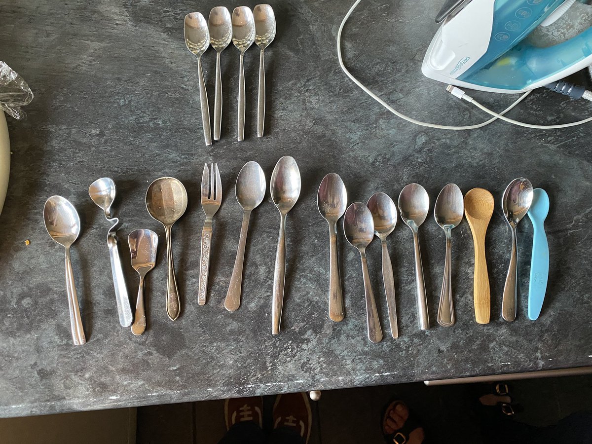 Why does everyone’s teaspoon collection look like this?