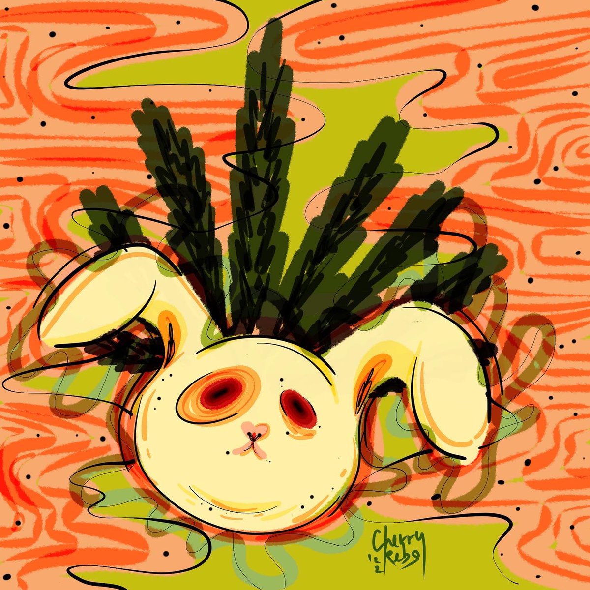 cherryrebs's tweet photo. Back from the de*d to bother everyone with my art thank u
#bunny #weed #art #cute #digitalart #originalart #illustration https://t.co/0v9D56Fb6P