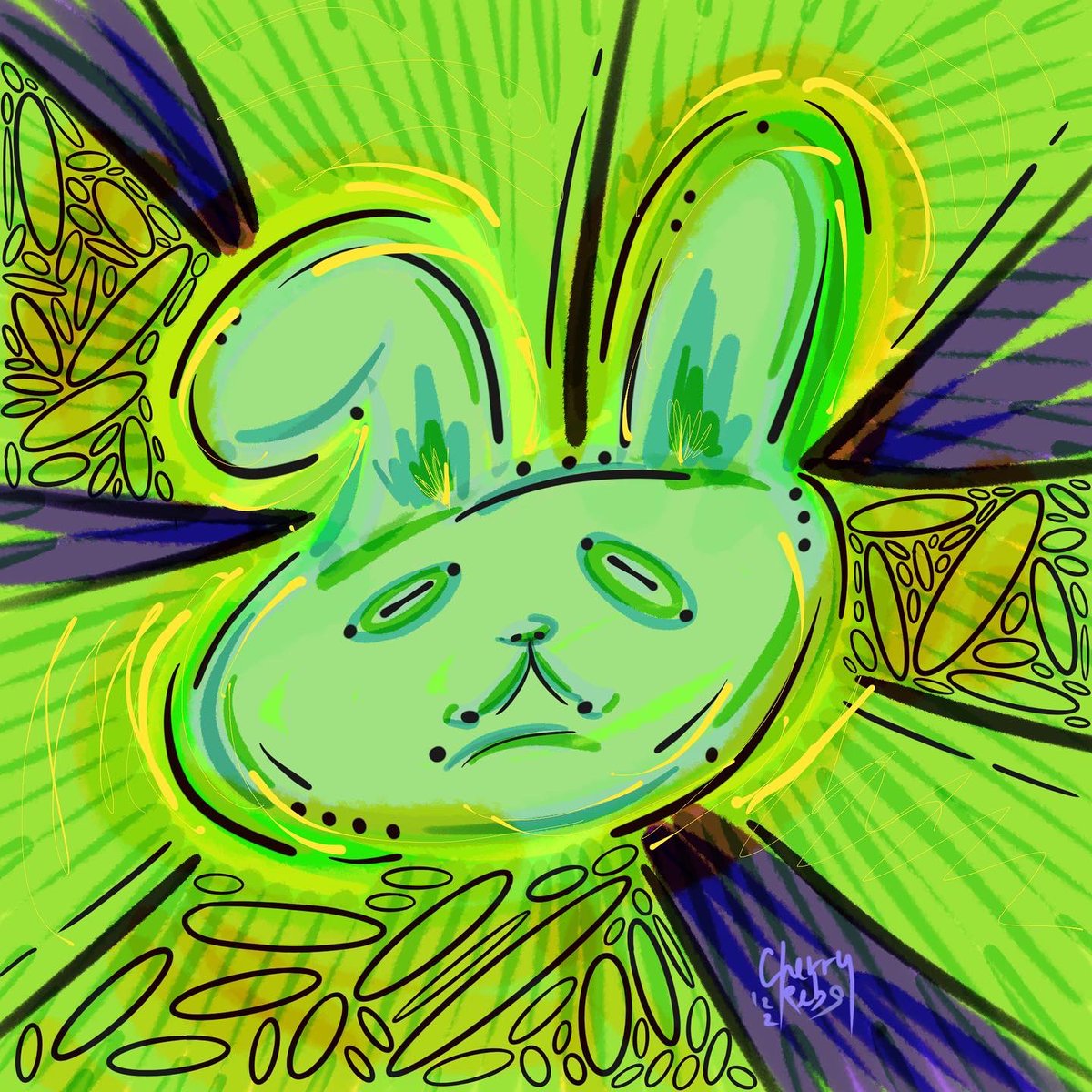 cherryrebs's tweet photo. Back from the de*d to bother everyone with my art thank u
#bunny #weed #art #cute #digitalart #originalart #illustration https://t.co/0v9D56Fb6P