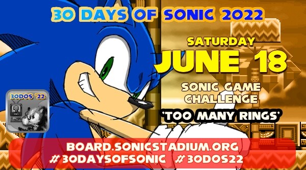 sonicstadium's tweet photo. Time for some weekend fun! Today's #30DaysofSonic Sonic Game Challenge tasks you with collecting 999 rings in Sonic Forces! #30DOS22 https://t.co/Z6NqgWCacQ #SSMB https://t.co/ifPjUCShXl