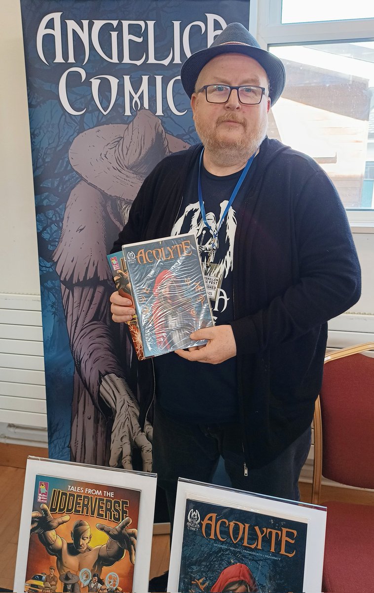 EknComicFest's tweet photo. Always good to see a local (Norn Iron..!!) comic creative, greetings to @angelicacomics https://t.co/UCyET284U8