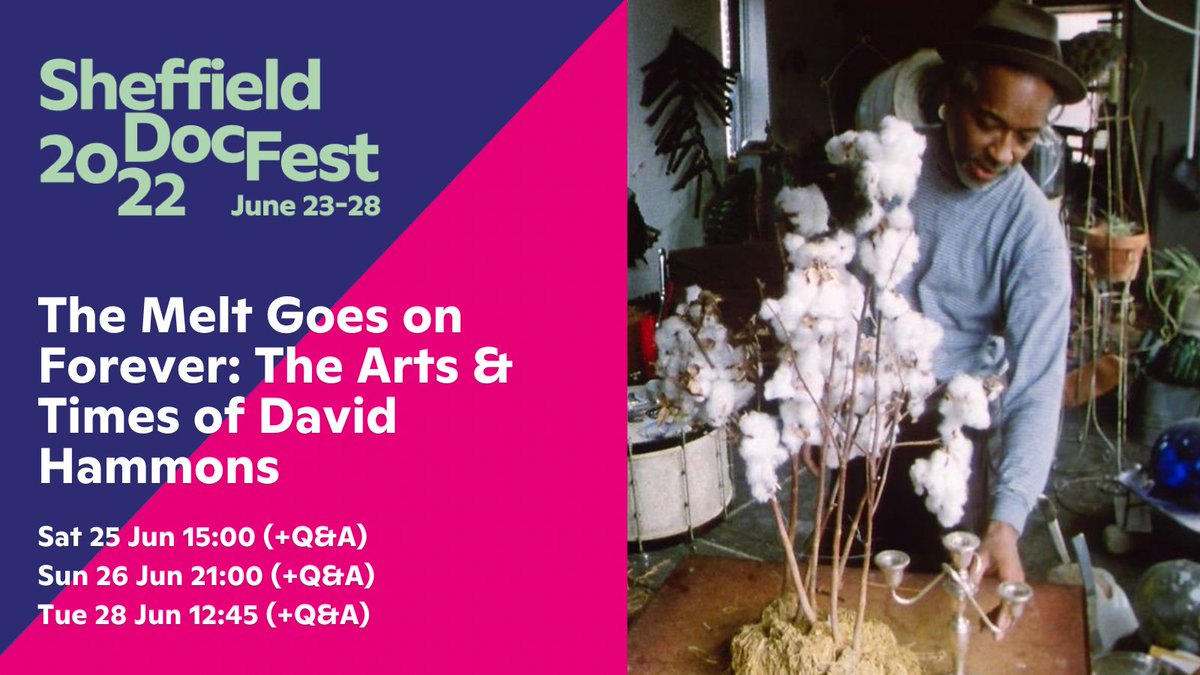 Sheffield DocFest (@sheffdocfest) on Twitter photo A striking portrait of an African American artist who has steadfastly remained an outlier in the art world but whose work offers an essential commentary on race in the US. Join us for the World Premiere of <a href="/themeltfilm/">The Melt Goes On Forever</a>. Tickets ➡️ bit.ly/3O6cvXA A striking portrait of an African American artist who has steadfastly remained an outlier in the art world but whose work offers an essential commentary on race in the US. Join us for the World Premiere of <a href="/themeltfilm/">The Melt Goes On Forever</a>. Tickets ➡️ bit.ly/3O6cvXA