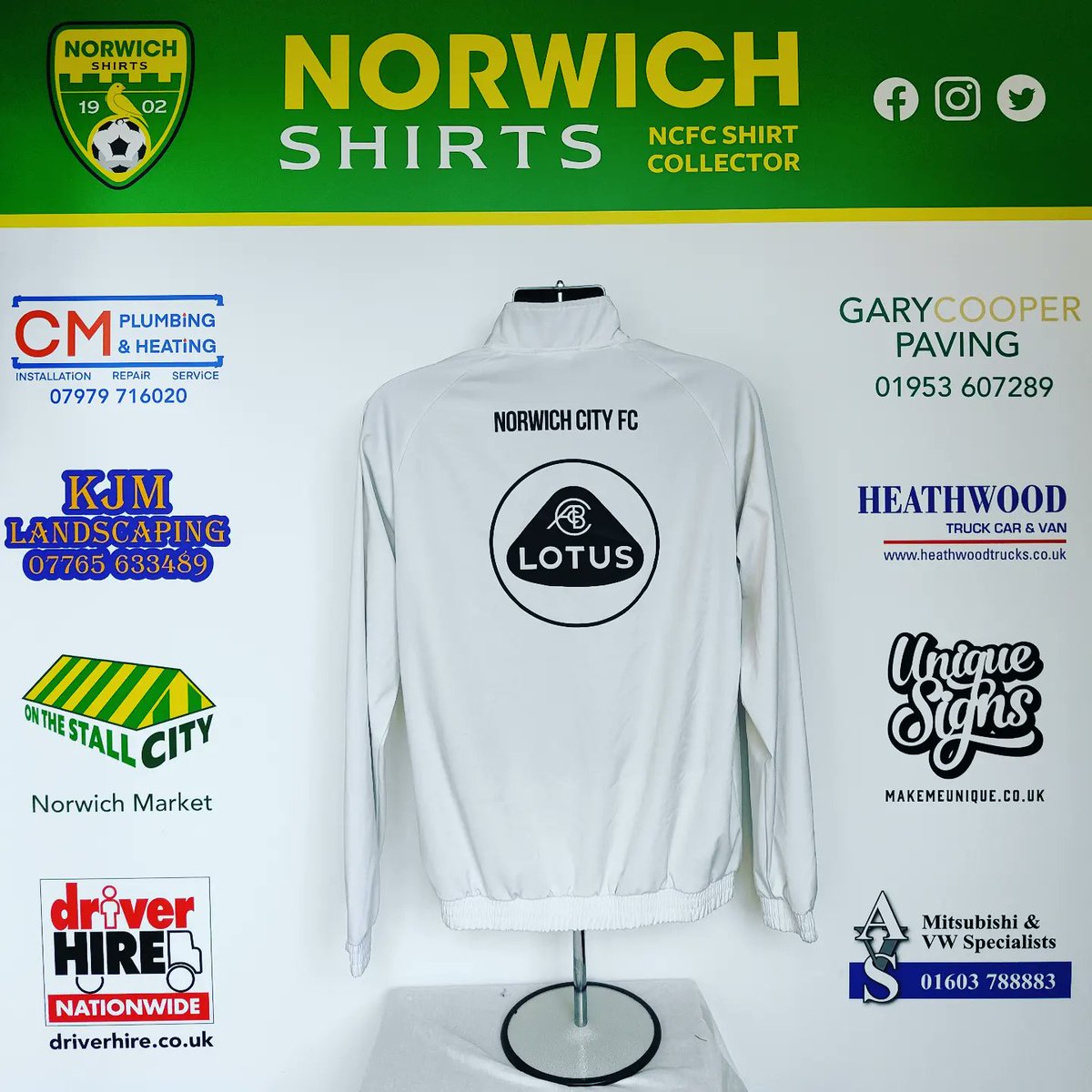 NorwichShirts's tweet photo. The 🐐🇫🇮🔰 Temmu Pukki Premier League walk out jacket signed. Wanted to add a players jacket into the collection ✅
#ncfc #NCFC #OTBC #otbc #Norwich #norwich #premierleague #collection #shirtcollector #shirtcollection #finland #goat #elpugi #pukkiparty #pukki https://t.co/HTzhWQgiw0