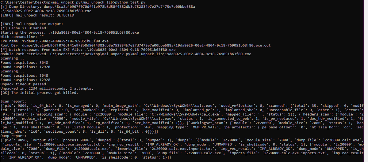 hasherezade on Twitter: "Now you can use #mal_unpack via dedicated ...