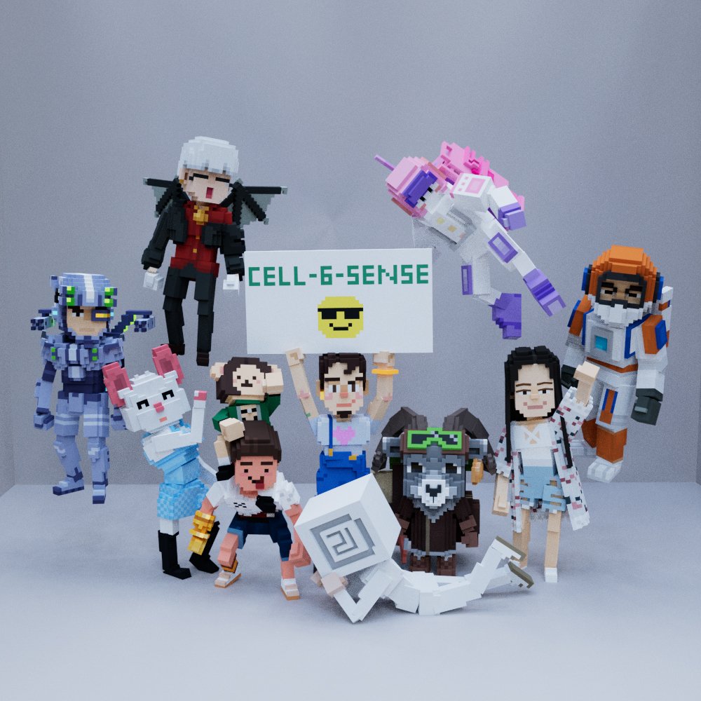 우리는 셀-6에요😎🖐👍
We are Cell - 6 - Sense😎
<a href="/owacord/">OWA</a> <a href="/Davinci21C/">Davinci21</a> <a href="/voxelart_blackA/">blackA</a> <a href="/NFTwoojuin/">NFT우주인</a>
<a href="/always12oclock/">Daesija</a> <a href="/Seungjae2K/">Jay</a> <a href="/PlastarStudio/">PlastarLabs</a> <a href="/jubal2k/">김주현</a> <a href="/hyuk_byun/">Whibley</a> <a href="/cubiebears/">Cubiebears</a> <a href="/12allo_/">12allo</a> <a href="/TheSandboxGame/">The Sandbox</a> <a href="/borgetsebastien/">Sebastien 🏞</a> @TheSandboxKR #voxedit