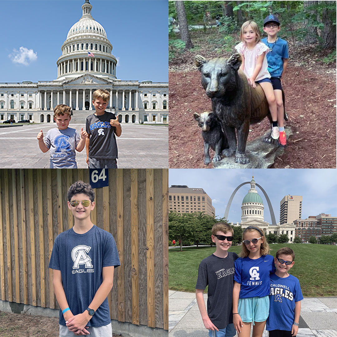 CaldwellGso's tweet photo. WHERE IN THE WORLD ARE THE CALDWELL EAGLES? Send us your summer pictures wearing your finest Caldwell spirit wear! We will showcase select images on Caldwell's social media accounts. Please send images &amp; notes to photos@caldwellacademy.org. https://t.co/c6NxhlU1n9
