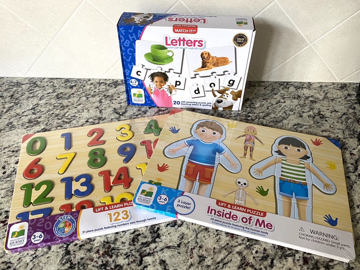 AvenueReviews's tweet photo. Check out our latest @LearningJourney shipment!
https://t.co/pViEtIcURW
Perfect puzzles to keep our kids busy and learning all summer long. :)
#childrenspuzzles #educationalgiftsforkids #bodypuzzle #numberpuzzle #phonics #learntoread #educationalgames #thelearningjourney https://t.co/TUvAHJmrEP