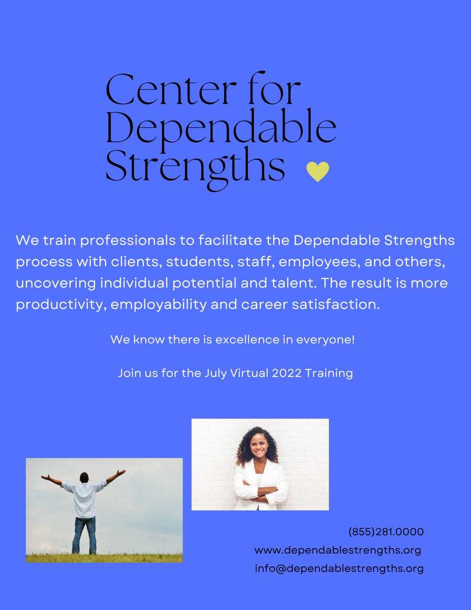 Are you in the business of supporting others to discover their talent? Check this out.