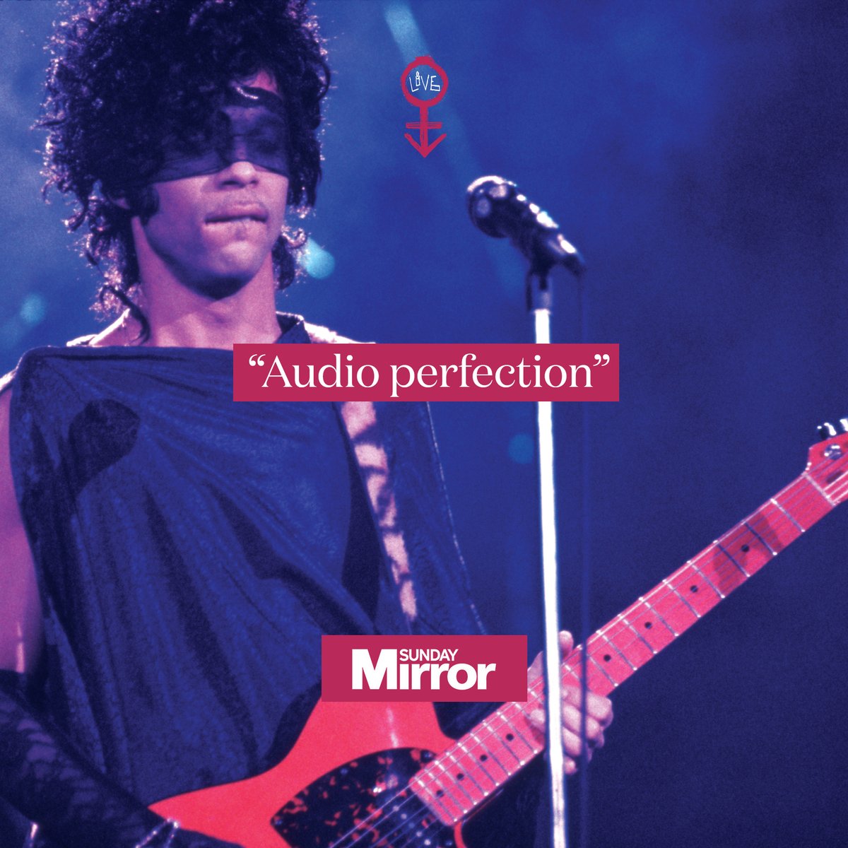 The quality of the completely remixed, enhanced release of Prince and @TheRevolution: Live has been celebrated by @AmerSongwriter, the @RecordingAcad, @Variety, and the Sunday @DailyMirror, who hailed it as 'audio perfection.'
