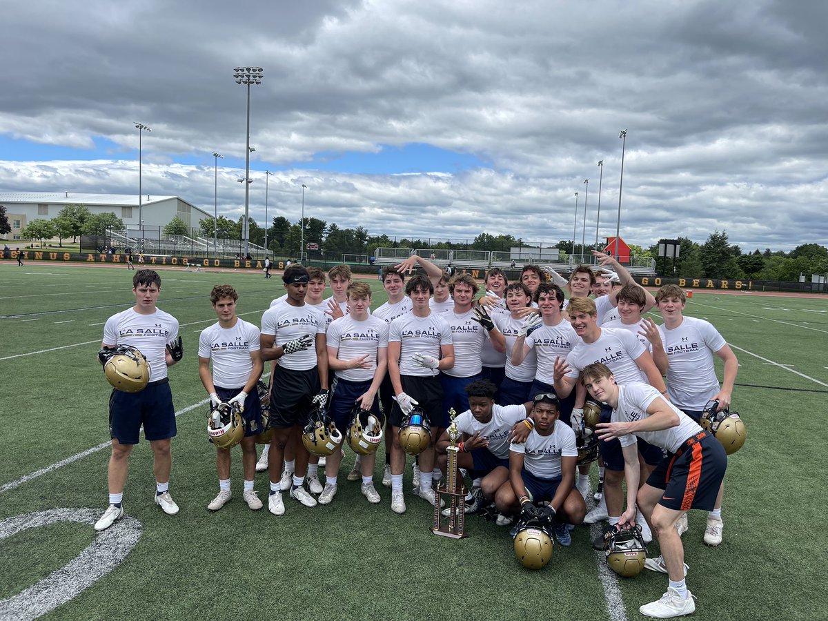 Ursinus Football (@ursinusfootball) on Twitter photo Congratulations to <a href="/LaSalle_Sports/">La Salle Sports</a> Football team on their 4 peat of the UCFB 7 on 7 shootout! Thanks for all the teams that participated Congratulations to <a href="/LaSalle_Sports/">La Salle Sports</a> Football team on their 4 peat of the UCFB 7 on 7 shootout! Thanks for all the teams that participated