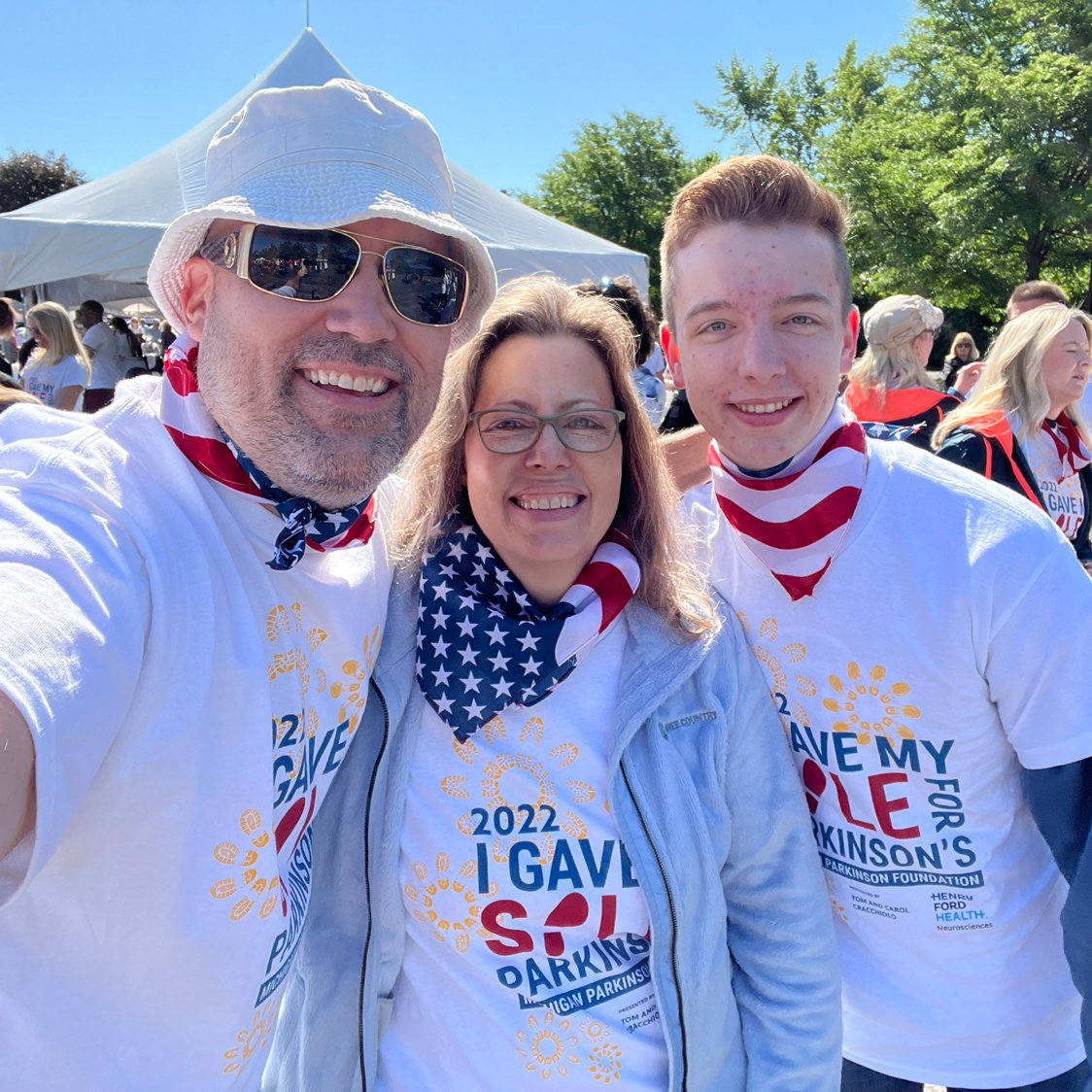 Great walk today. Raised nearly $15k for <a href="/ParkinsonsMiOrg/">MIParkinsonFoundation</a> #IgaveMySole