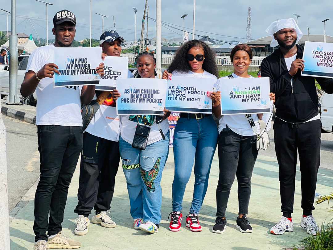 yakubu44's tweet photo. So here in Yenagoa, Bayelsa State we've started walking the talk by sensitizing people on why they should get their PVC'S.
#YPSYP https://t.co/FcVNdOeREf