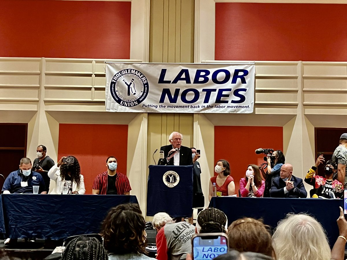 My first #LaborNotes conference…is maybe the best LN conference?

Seeing <a href="/SenSanders/">Sen. Bernie Sanders</a> &amp; these amazing labor leaders speak still leaving me feeling abuzz

#Bernie2024