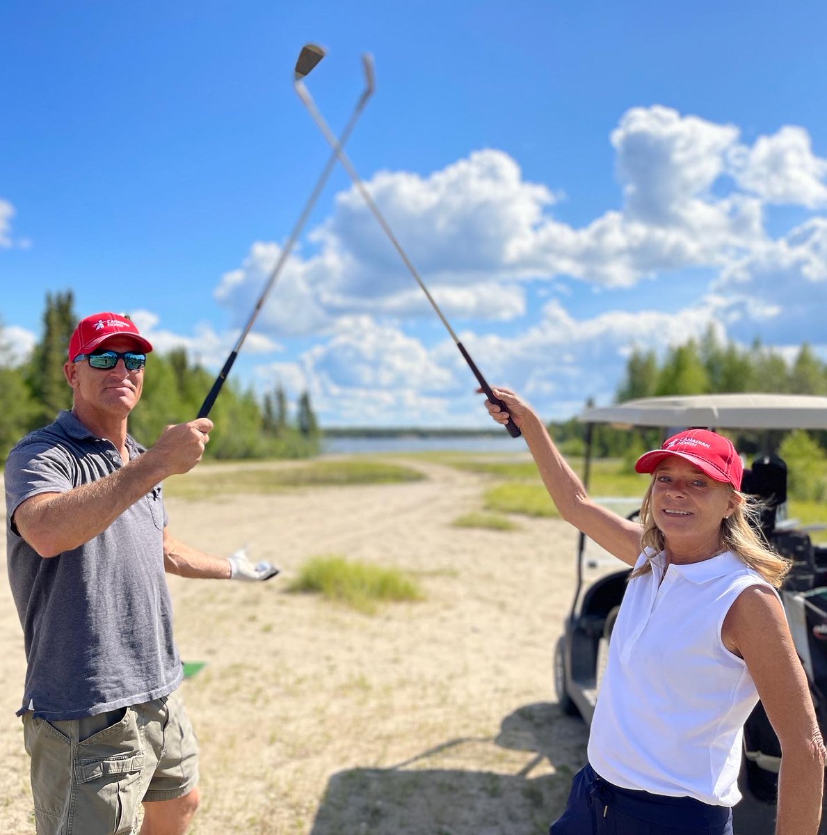 CanadianNorth's tweet photo. This year’s Canadian North #MidnightOpen was a hit! We are proud to be the title sponsor once again of such a long-standing highlight of the #Yellowknife summer season.
@ykgolfclub https://t.co/2ZgRQsK9c1