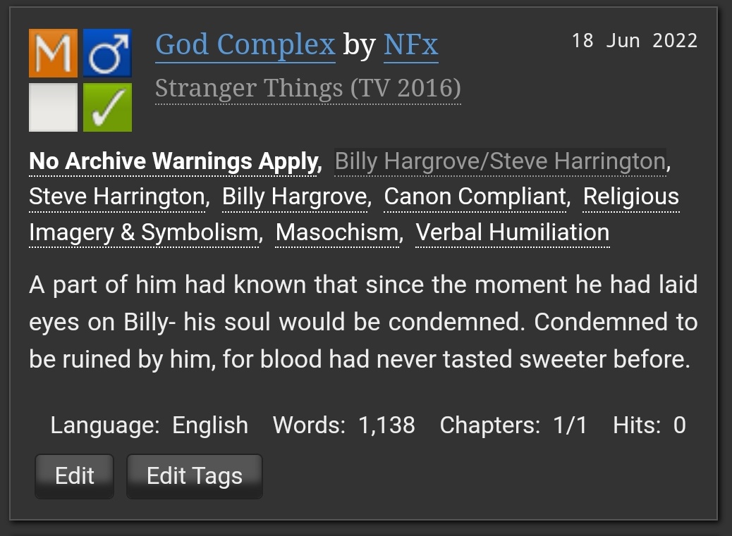 ZorosBaraTits's tweet photo. Uploaded the fic go read plz thanks👍 #harringrove
https://t.co/OkgNtafpnQ https://t.co/z6YhNYwQgC