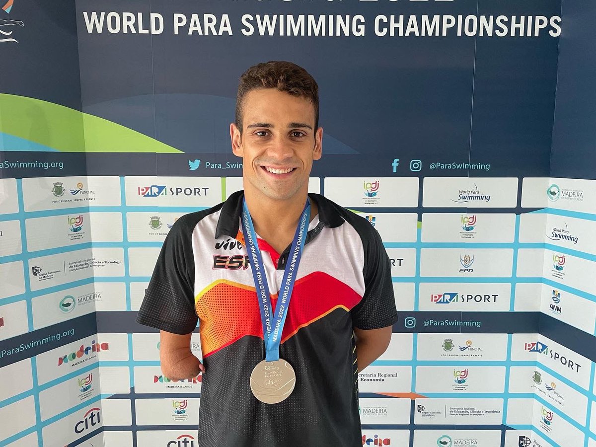 CN Sabadell (@cn_sabadell) on Twitter photo 🥈El nedador del Club <a href="/oscarsalguero1/">oscar salguero</a> s’ha penjat la medalla de plata al mundial de natació adaptada #Madeira2022, a la prova dels 100 braça, a una sola centèsima del guanyador, el xilè Almonacid. Moltes felicitats!!!!!! #somCNSabadell 🥈El nedador del Club <a href="/oscarsalguero1/">oscar salguero</a> s’ha penjat la medalla de plata al mundial de natació adaptada #Madeira2022, a la prova dels 100 braça, a una sola centèsima del guanyador, el xilè Almonacid. Moltes felicitats!!!!!! #somCNSabadell