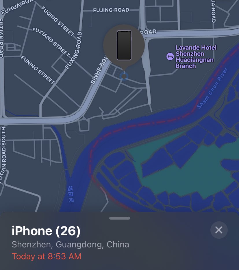my phone that got stolen at edc just pinged in china 🙂