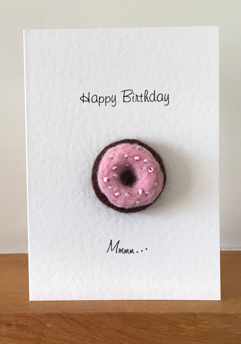 LoobyFelts's tweet photo. Happy Birthday
Needle felted doughnut greetings card https://t.co/e9Ds6J4r5l
#baking https://t.co/uuiHodl9xg