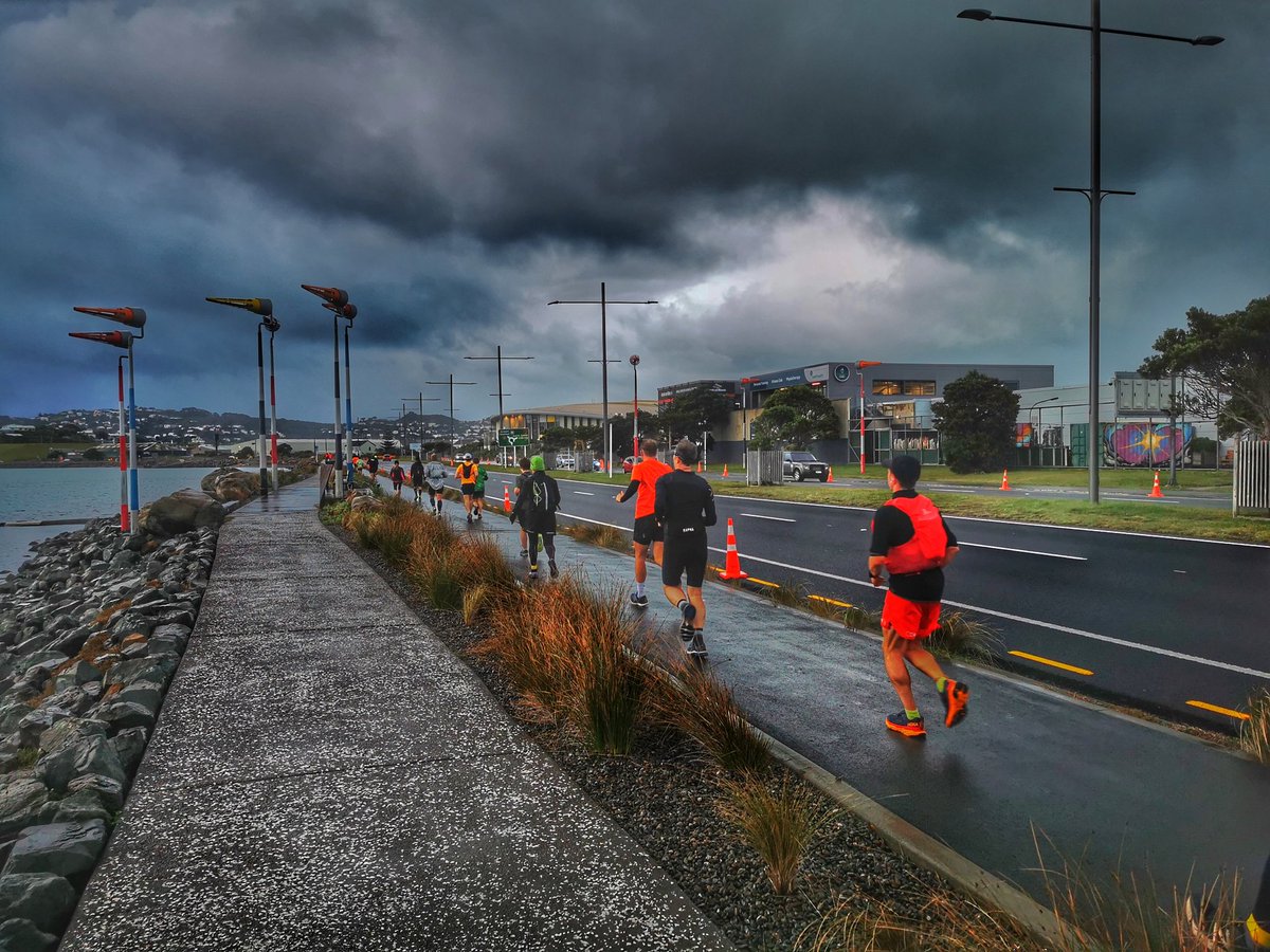 WildBayNZ's tweet image. As miserable as the weather is the runners are still running along Cobham Drive.
@GazleyMotors Wellington Marathon.
#Wellington #WellingtonMarathon
