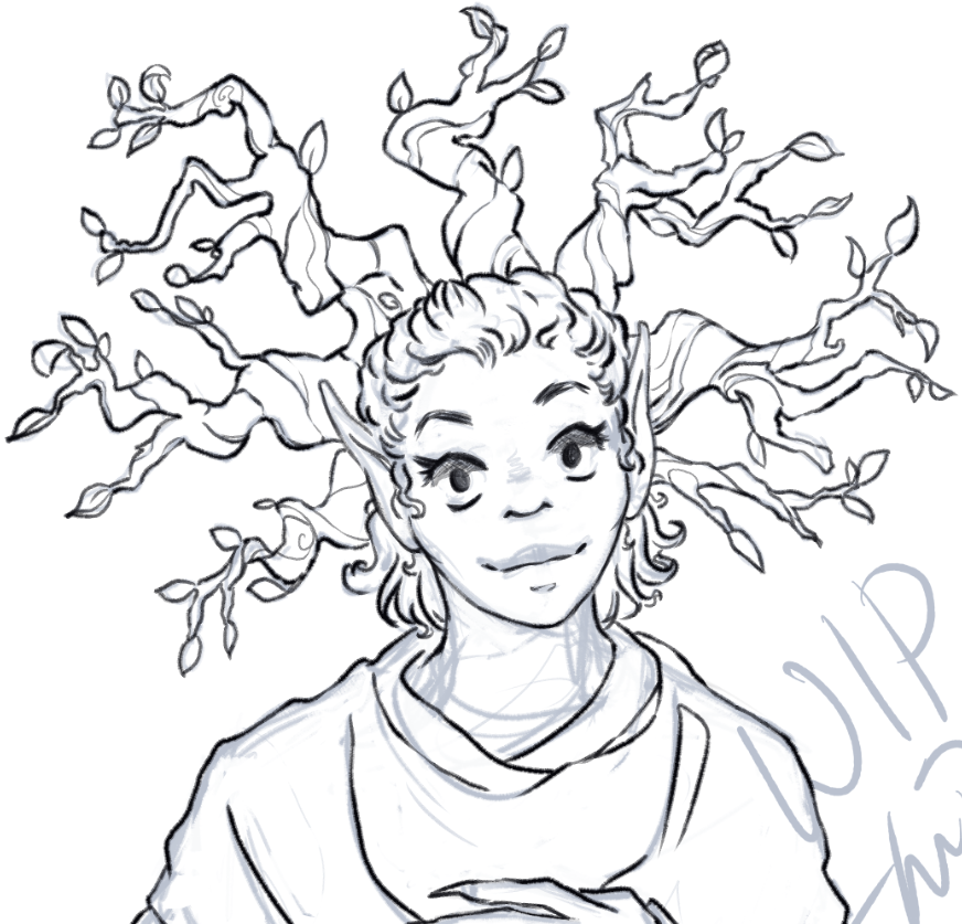 TuffMallow's tweet photo. Wild wood witch? Or eccentric forest sprite? 
#howaboutboth #amaregamedev https://t.co/2mFff1jOWC