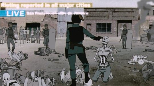 sebastiananticr's tweet image. alguien mas se acuerda del segundo renacimiento de animatrix #matrix #animatrix #matrixfans #maquinas #robots