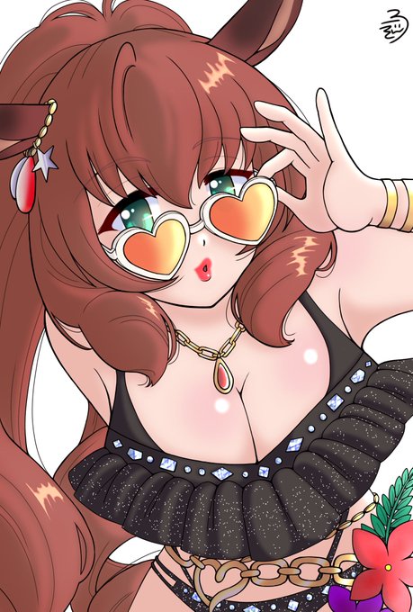 水着マルゼンスキーのTwitterイラスト検索結果。