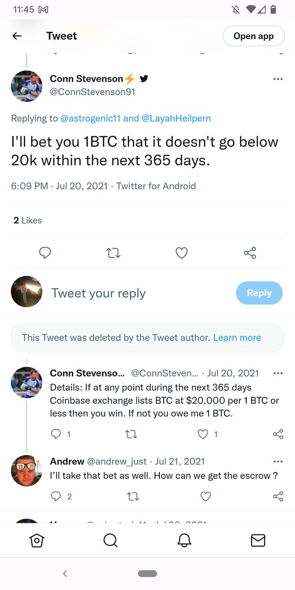 matty22396's tweet photo. @ConnStevenson91 @PeterLBrandt @ConnStevenson91 did you pay this man out yet? https://t.co/jeKFZD4etf