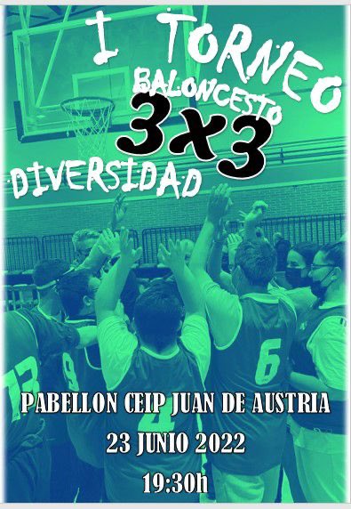 No te pierdas el torneo 3x3 de diversidad el próximo día 23 de junio a las 19:30 en el Pabellón CEIP Juan de Austria.
Toda la información para inscribirte👉🏻 appcbjaa.es/3x3-san-juan