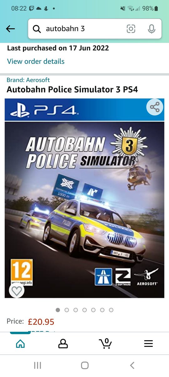 barkergaming15's tweet photo. Just pre ordered this! Always wanted a police simulator game to have fun on and this is out on 23rd June! Bring it on 👮‍♂️🚔🚨 #autobahnpolicesimulator #policesimulator #PCbarker #PS4 #PS5 #youtube #Aerosoft https://t.co/uBRyCn567A