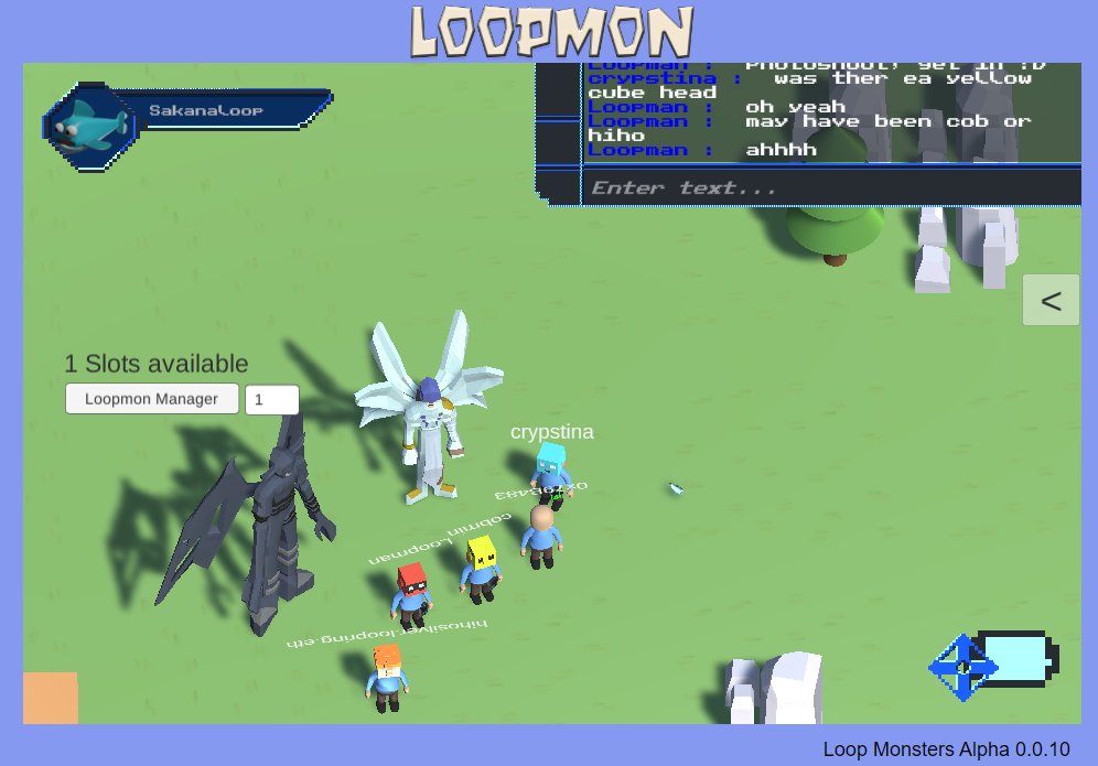 crypstina's tweet photo. Group pic in @LoopmonNetwork #loopmonsters alpha game. @GameStopNFT take a look at all of us π https://t.co/Syl75ynlQJ