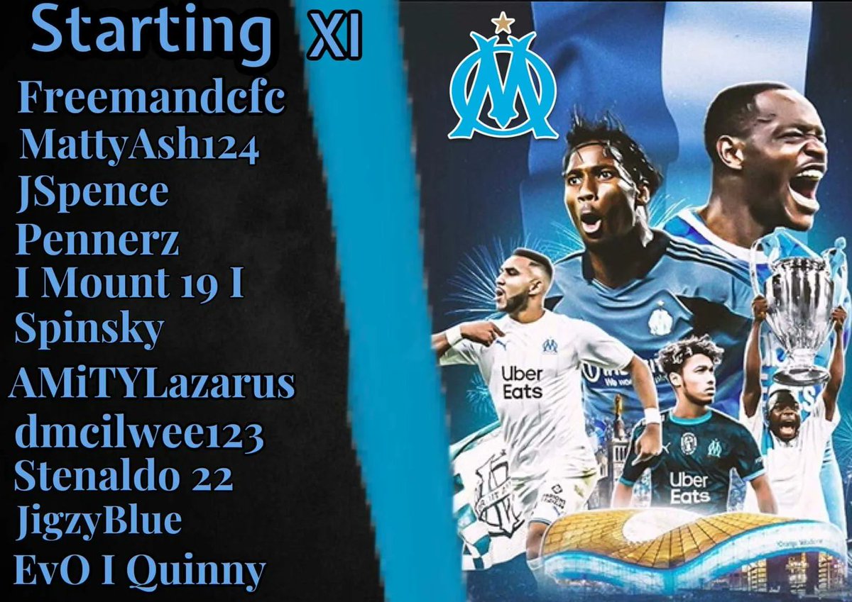 Team sheet for tonights Super League games v Leeds and PsV <a href="/TheVFL_/">VFL</a>