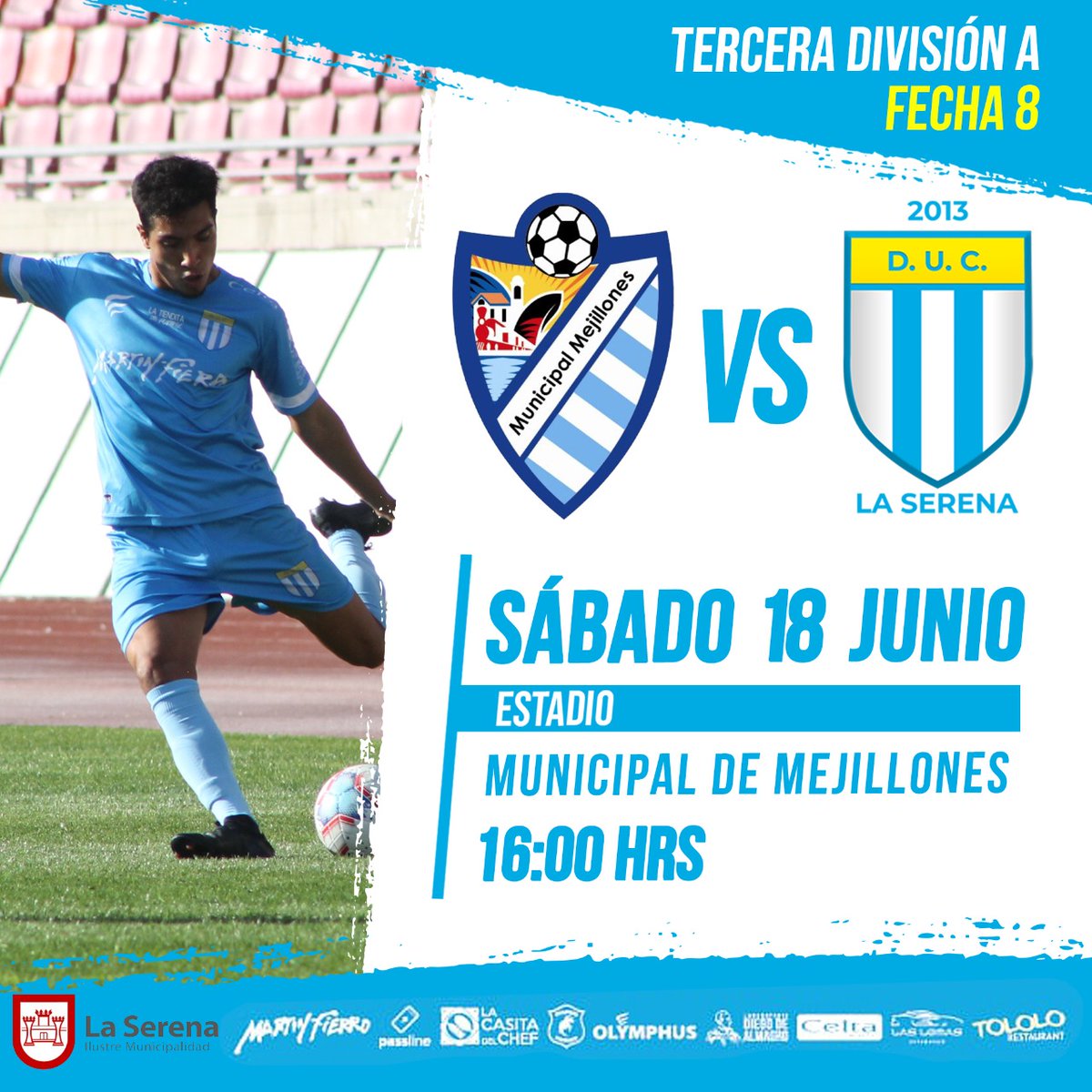 DUCLaSerena's tweet photo. ¡MATCHDAY! Ya estamos en terreno visitante para medirnos ante Municipal Mejillones. Nuestros jugadores están motivadísimos para volver a La Serena con los tres puntos ¡#VamosDUC! https://t.co/qnC27HRrAU