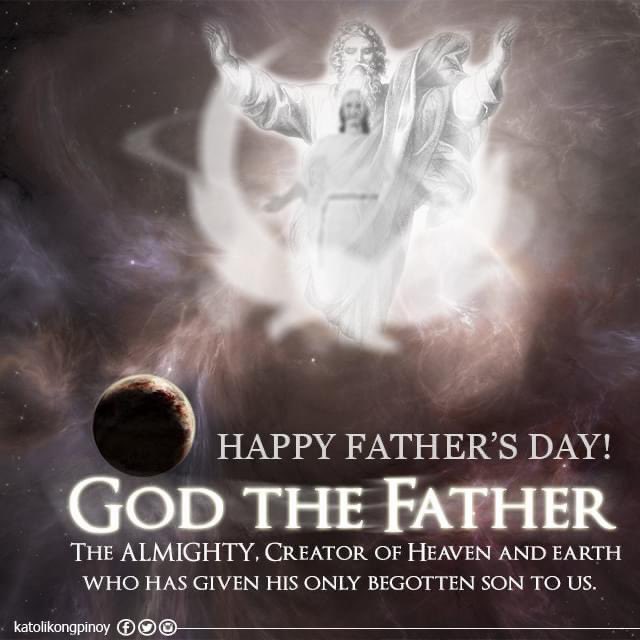 katolikongpinoy's tweet photo. Happy Father's Day, Eternal Father, LORD GOD ALMIGHTY! Through Jesus Christ Your Son, You had adopted us as Your sons and daughters. Thank You and have mercy upon us all! 💖 https://t.co/Kv01u3UOQo