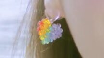 heejinschild's tweet photo. Heejin with rainbow earrings… in june… They know what they’re doing https://t.co/Xy6TkTPmok